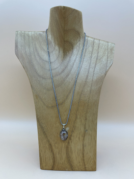 Echter Zirkon in Silberfassung